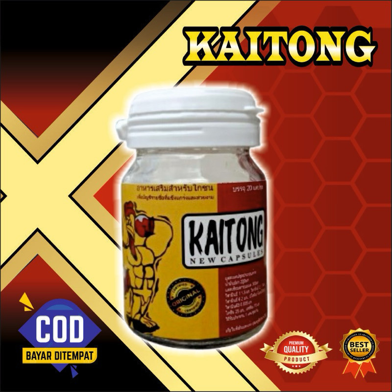 50 Kapsul - TERLARIS    KAITONG VITAMIN AYAM LAGA  KAPSUL Ayam Aduan