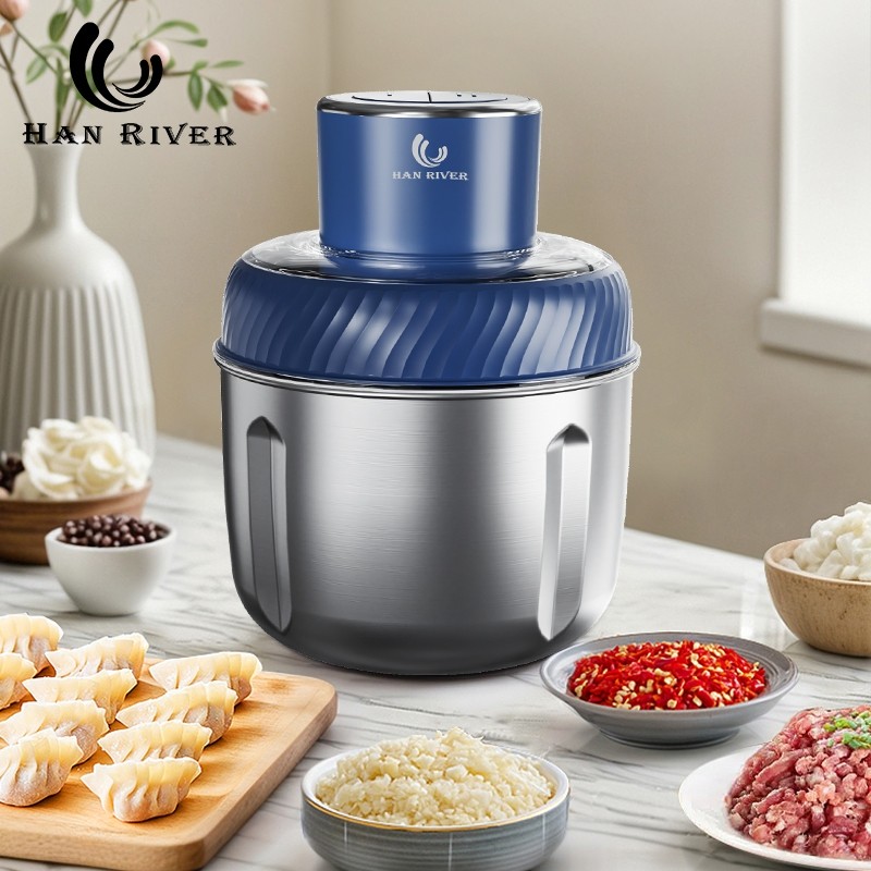 (marisela83.jaya) HAN RIVER Food Chopper Multifungsi Stainless Steel Meat Grinder 250W Blender