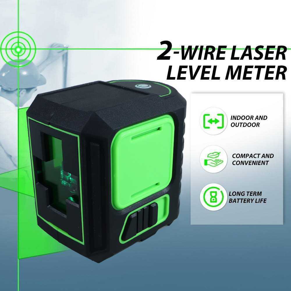 Waterpas Laser Level Self Leveling 2 Line 360 Degree Waterproof IP54 - AB113