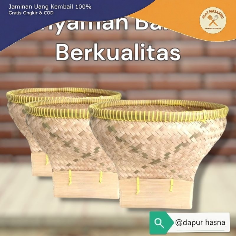 Bakul Nasi Anyaman Bambu Boboko Bambu Tempat Penyimpanan Nasi