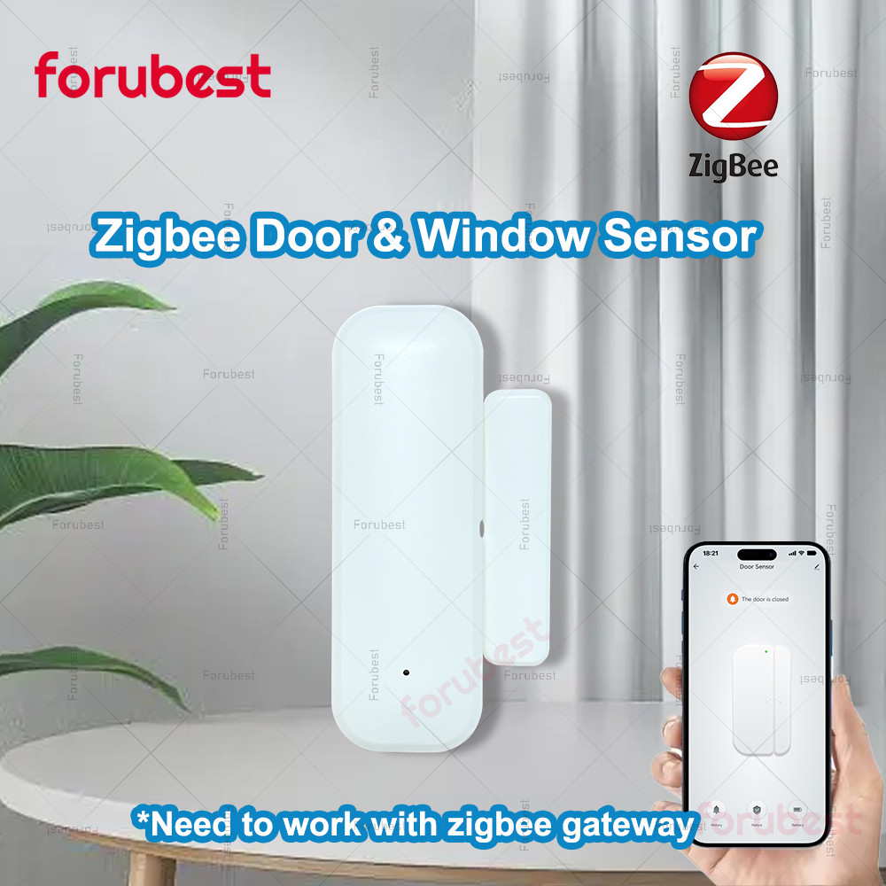 Sensor Pintu Zigbee, Sensor Jendela, Keamanan Rumah Pintar, Detektor Kontak Anti Maling untuk Pintu 