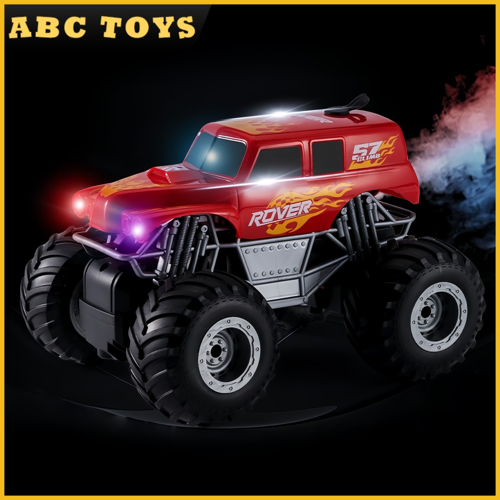 Mobil Remote Control Ban Besar 4WD Crawler Kecepatan Tinggi Semprot Air Off-road Mainan Anak Laki Tu