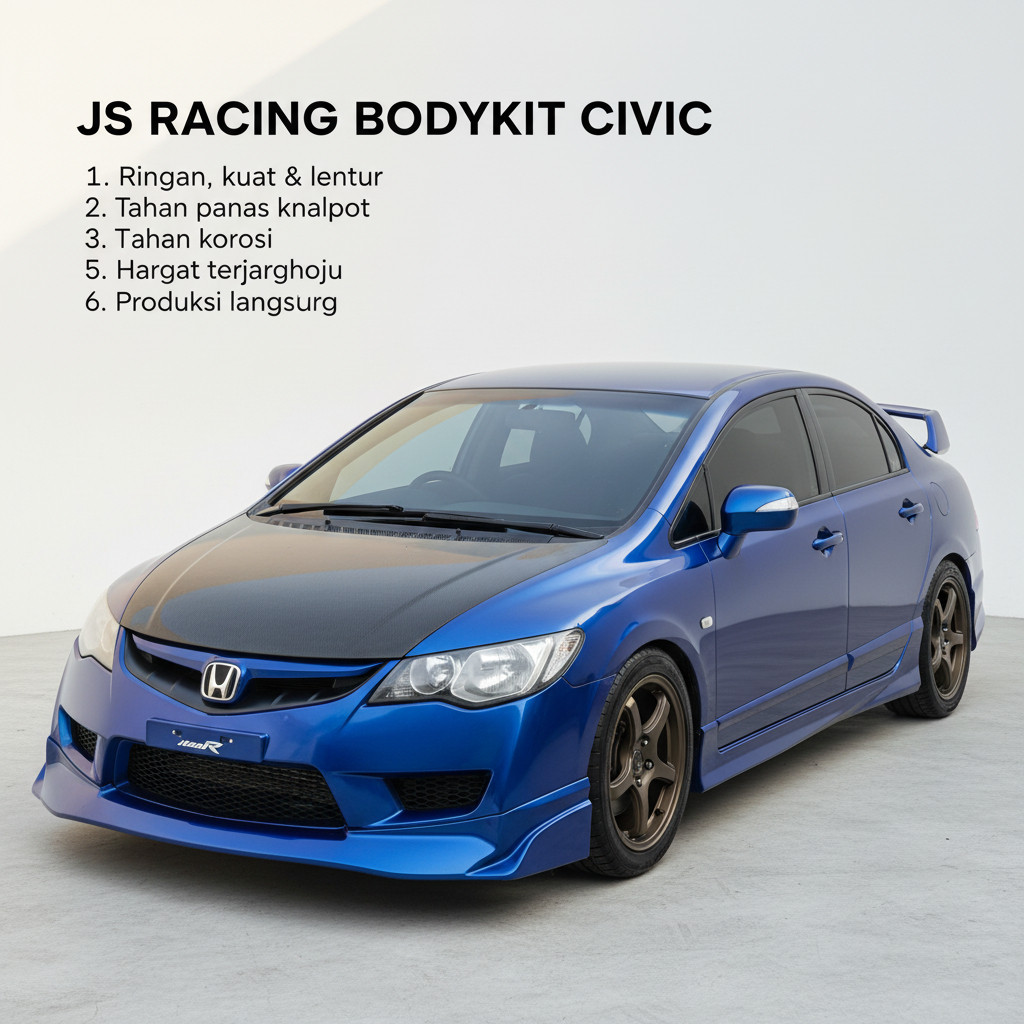 bodikit bodykit hondq civic fd 2006-2011 js racing