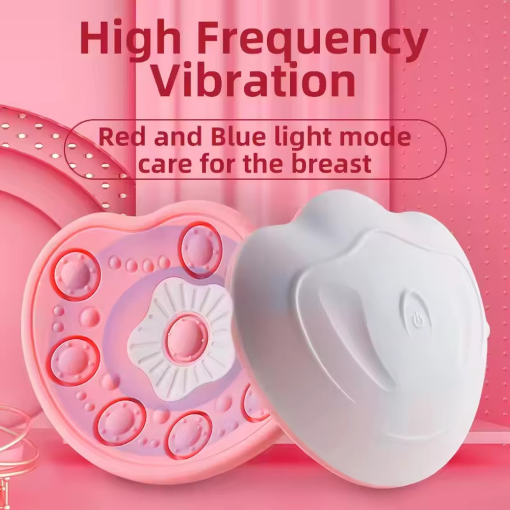 Portable Personal Care Vibrating Breast Massager Home Use Electric Breast Sucking Nipple Massage Bre