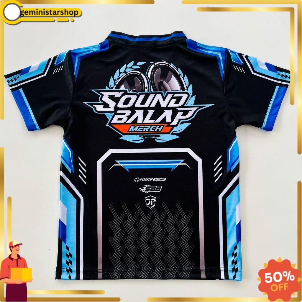 BISA COD Positif Merch Baju Kaos Jersey Sound System Printing JRSY Project GMS
