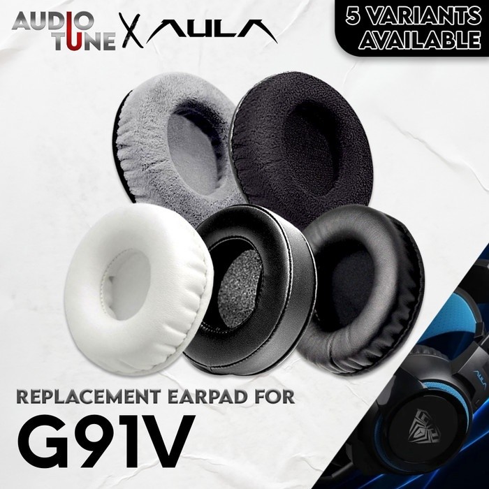 Earpad Earcup Earcushion Aula G91v G91 v G91V G91-V Busa Bantalan Foam Pads