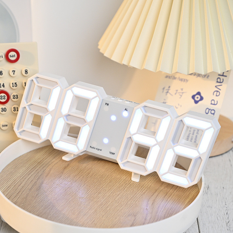 gital Wall Clock, Desktop Clock, Home Decor, Indoor LED Table Clock, Living Room Wall Clock