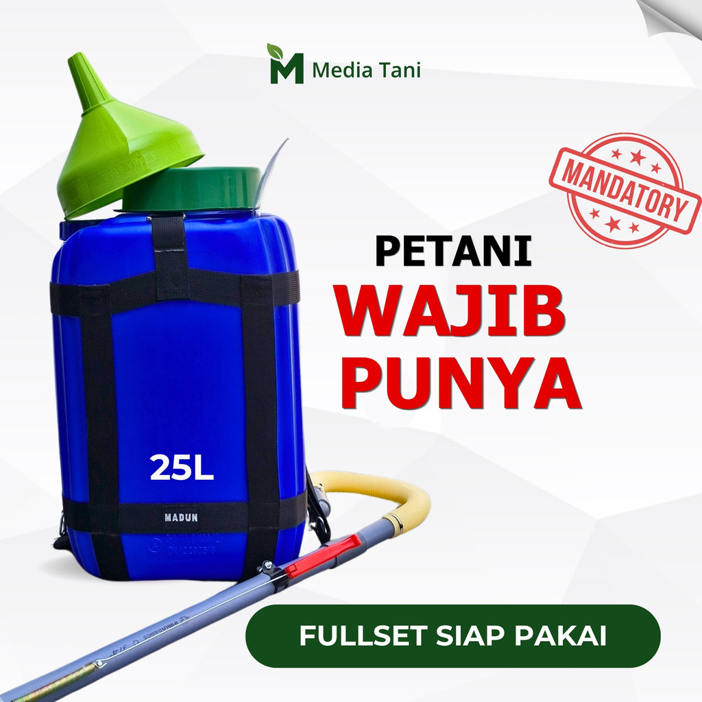 Jerigen 25 Liter Set Kocor Tanaman Lengkap