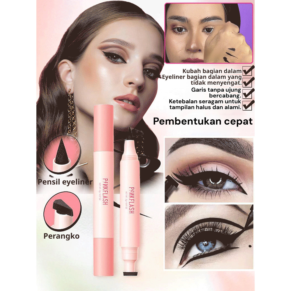 Stempel Untuk Eyeliner Mudah  Eyeliner Stamp Dua Ujung FM Eyeliner Stamp/Eyeliner Dual Tip/Pensil Ma