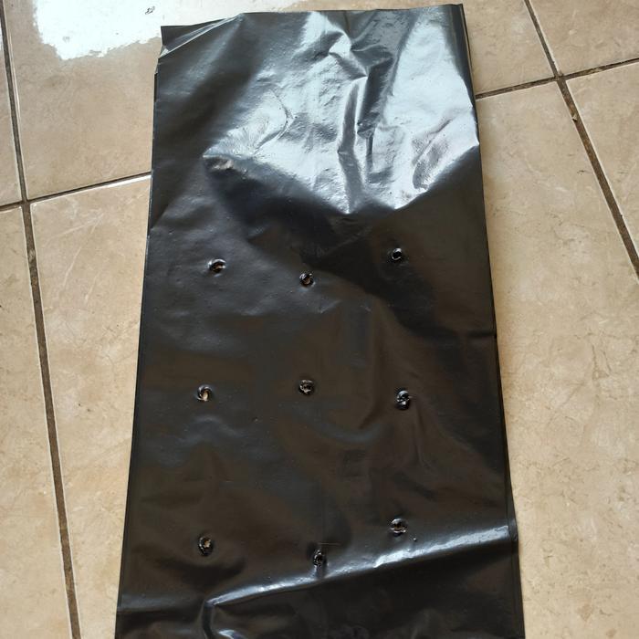plastik polybag ukuran 35 cm per kg kiloan tanaman hitam