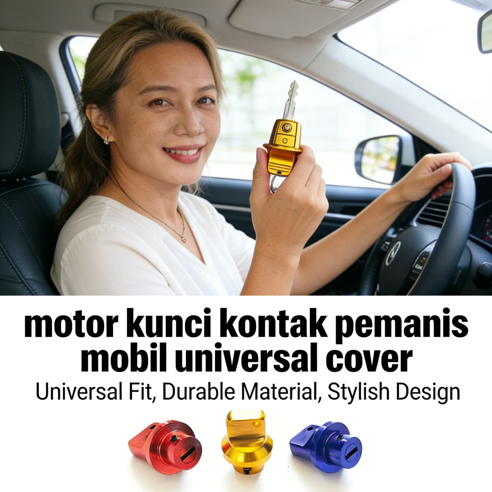 cover kunci kontak mobil motor universal pemanis kunci kontak