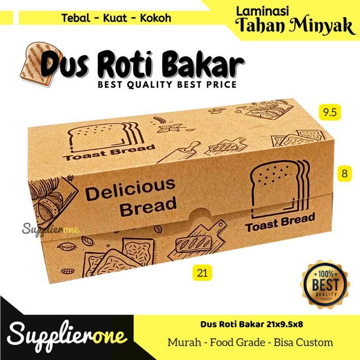 NEW Dus Roti Bakar Bandung pack / Box Roti Bakar / Kemasan Roti Bakar - MotifPREMIUM