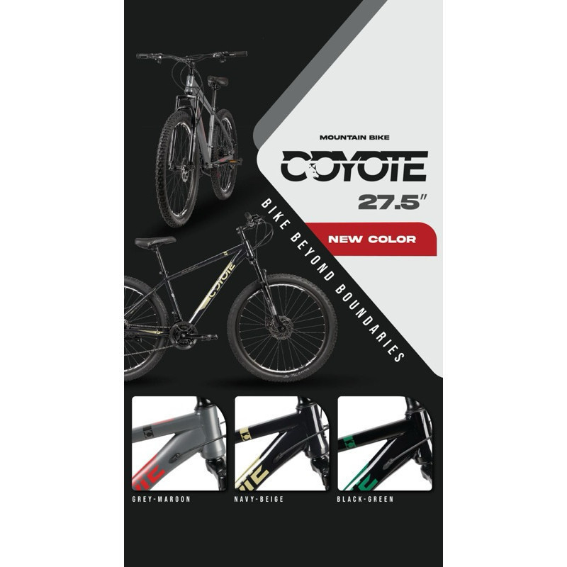 Sepeda Mtb 27,5 Element Coyote 21 sp / Alton Beast S