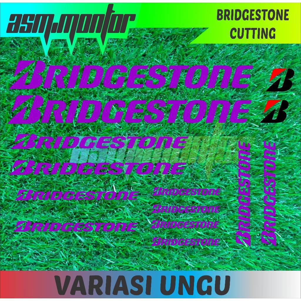 CUTTING STICKER SEPEDA BRIDGESTONE