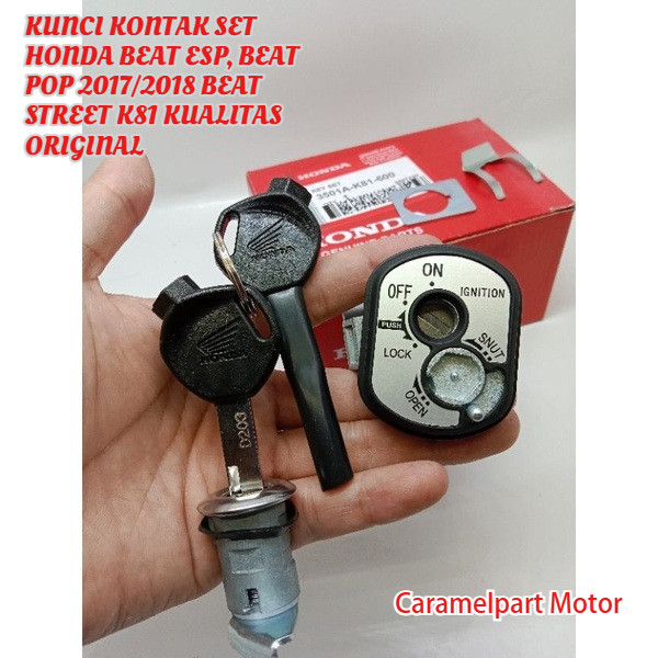 NEW KUNCI KONTAK SET HONDA BEAT ESP, BEAT POP 2017/2018 BEAT STREET K81 KUALITAS ORIGINAL