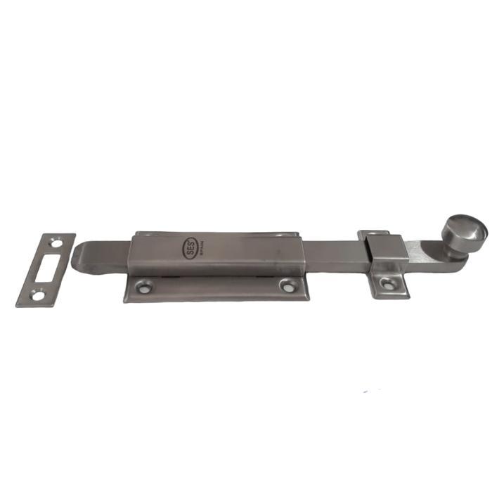Grendel pintu SES stainless solid - 50 cm