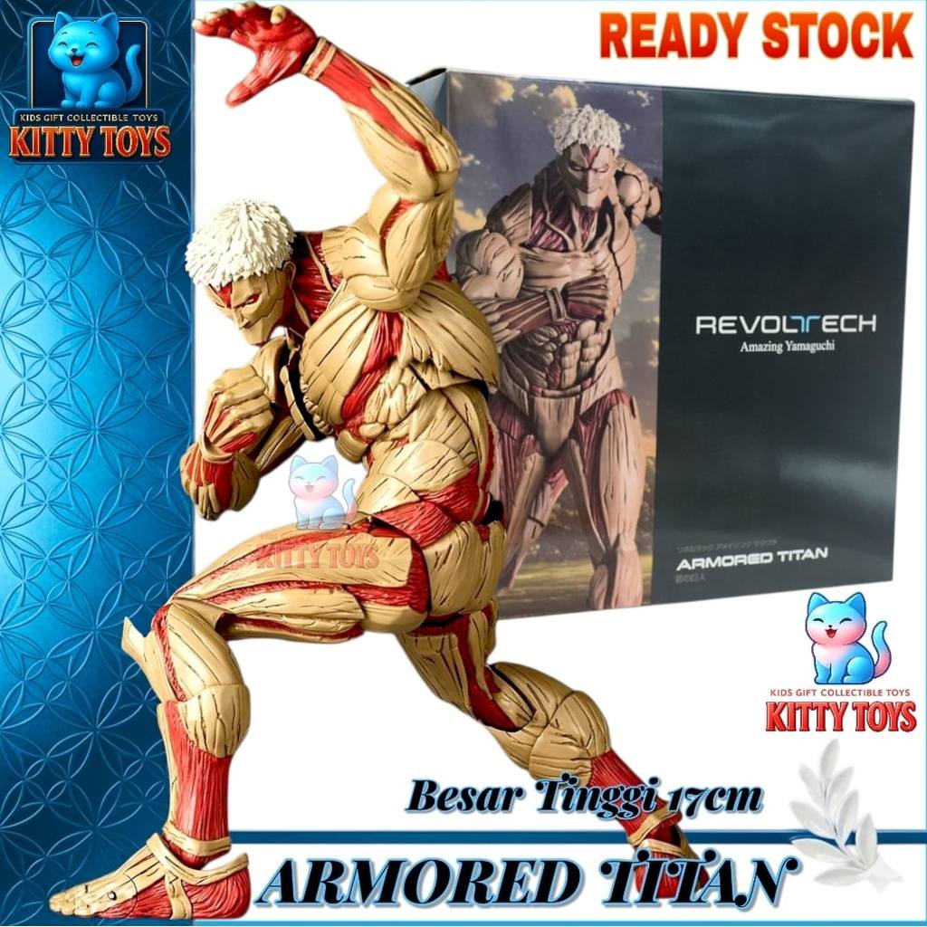 Figures Revoltech Attack On Titan Armored Titan Action Figure