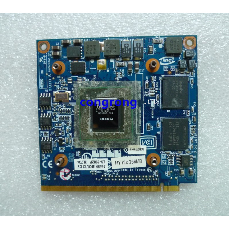 For GeForce 8400M GS 256MB DDR2 LS-3581P MXM VGA Video card for acer Aspire 4520G 4710G 4720G 4730ZG