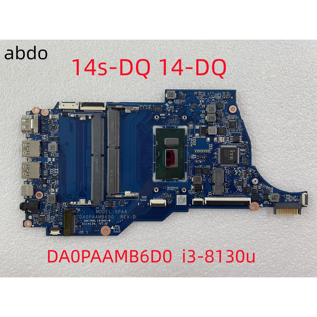 DA0PAAMB6D0 Mainboard For HP 14s-DQ 14-DQ motherboard with I3-8130U