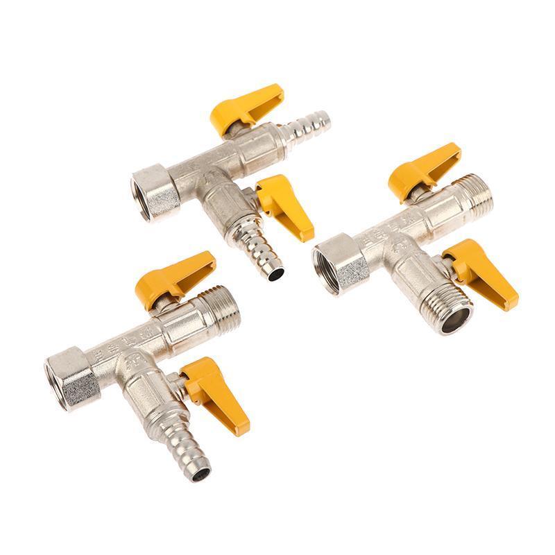 3 Way verter Valve Swit Brass Water verter Shower Head Shut-Off Valve Valve Hose Connector Water Hos