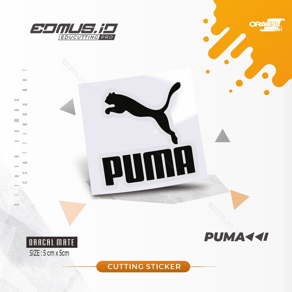 Cutting Stiker Puma | Cutting Sticker Oracal Premium | Stiker Motor | Sticker Visor