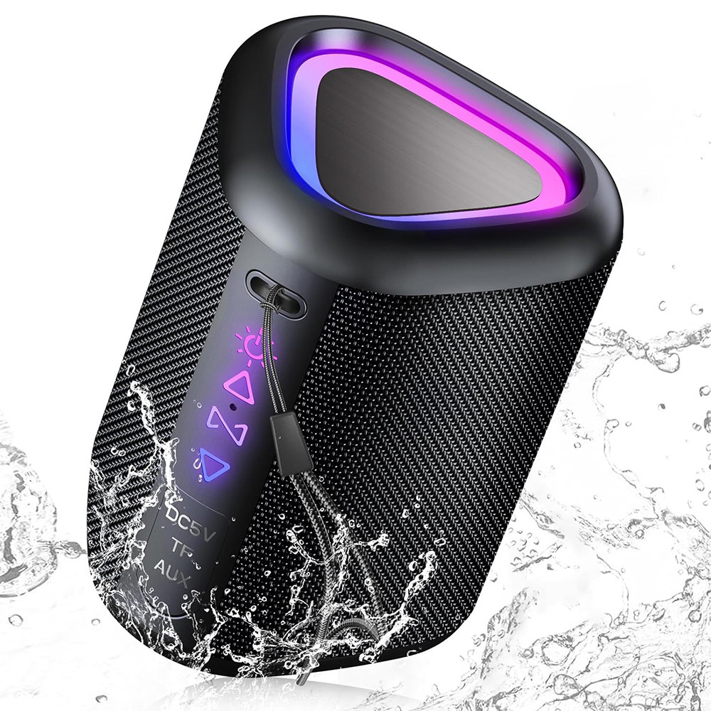 Portable Bluetooth Speaker, Bluetooth 54 Wireless Speaker with HD Loud Stereo Sound, IP7 Waterproof,