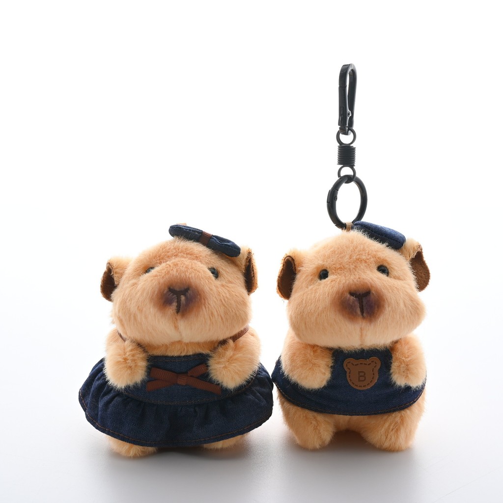 Guinea Pig Keluarga Plush Keychain Boneka Liontin Boneka