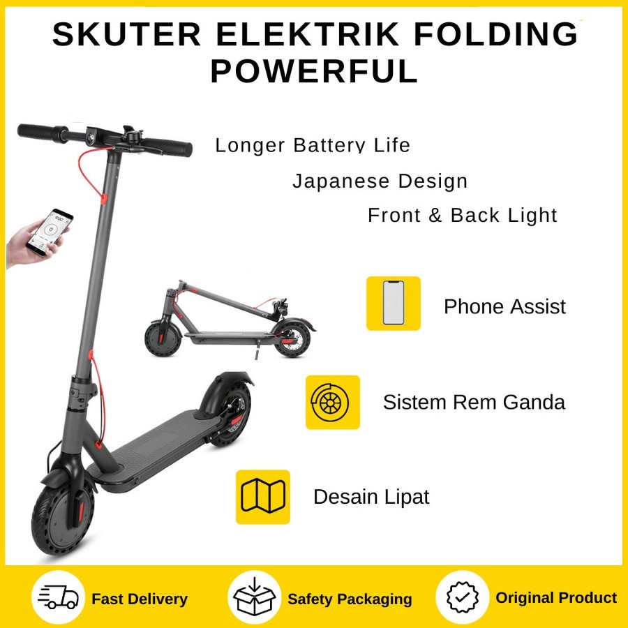 SPESIAL PROMO SALE Skuter Elektrik Lipat Skuter Elektrik Folding Bergaransi