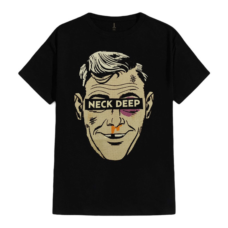 (COD) T-SHIRT / KAOS BAND OFFICIAL NECK DEEP - NED
