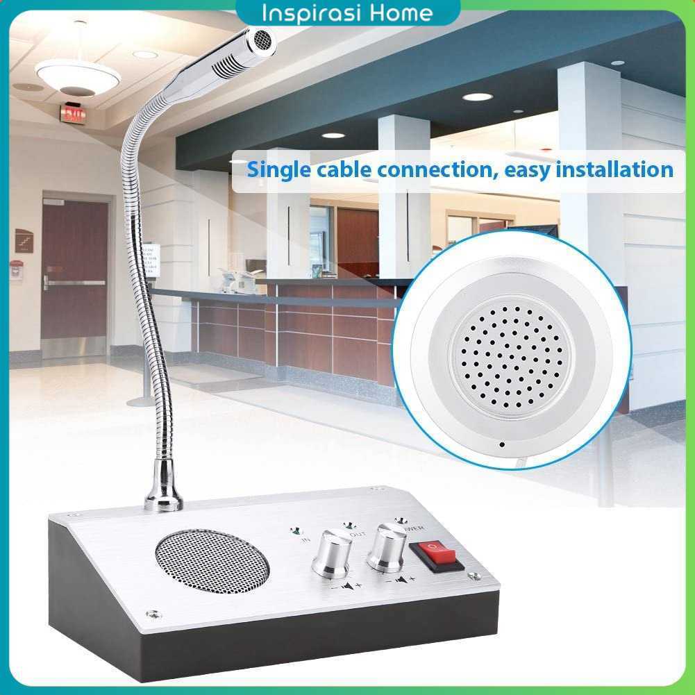 RETEVIS Window Speaker Intercom Dual Way Mic Loket Counter Teller - RT9908