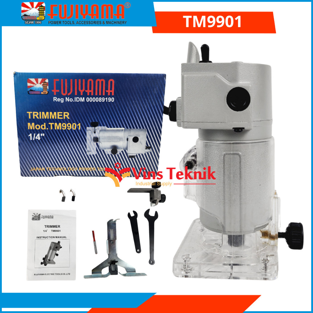 Mesin profil kayu router trimmer TM 9901 FUJIYAMA TM9901