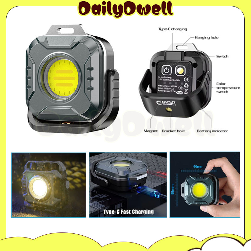 lampu mini worklight multifunction/lampu outdoor emergency mini led/lampu emergency mini gantung por
