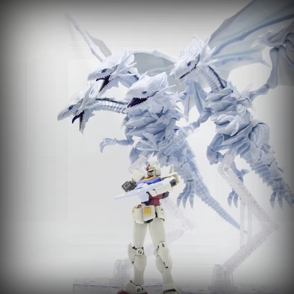 Blue-Eyes White Dragon Frs Figure-Rise Action Figure Assembly Ko Three Headed Blue Eyes White Dragon