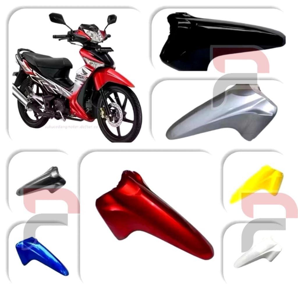 Spakbor Slebor Selebor Fender Depan Supra X 125 New Batman All Warna Kualitas Tebal Standar Ori