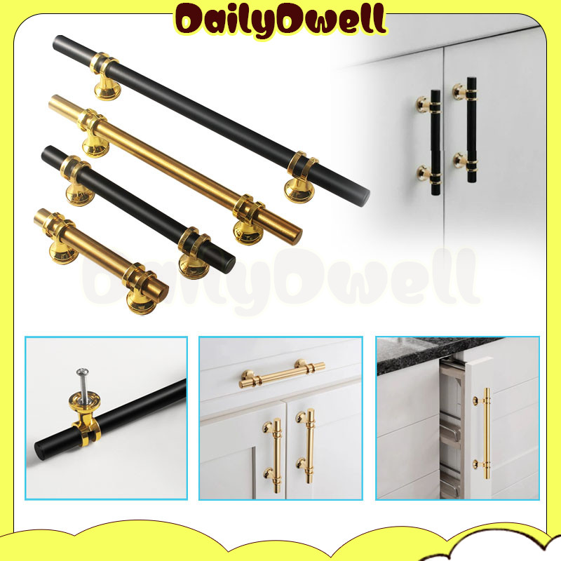 gagang pintu lemari laci model/gold black tarikan laci minimalis modern gagang pintu lemari model ba