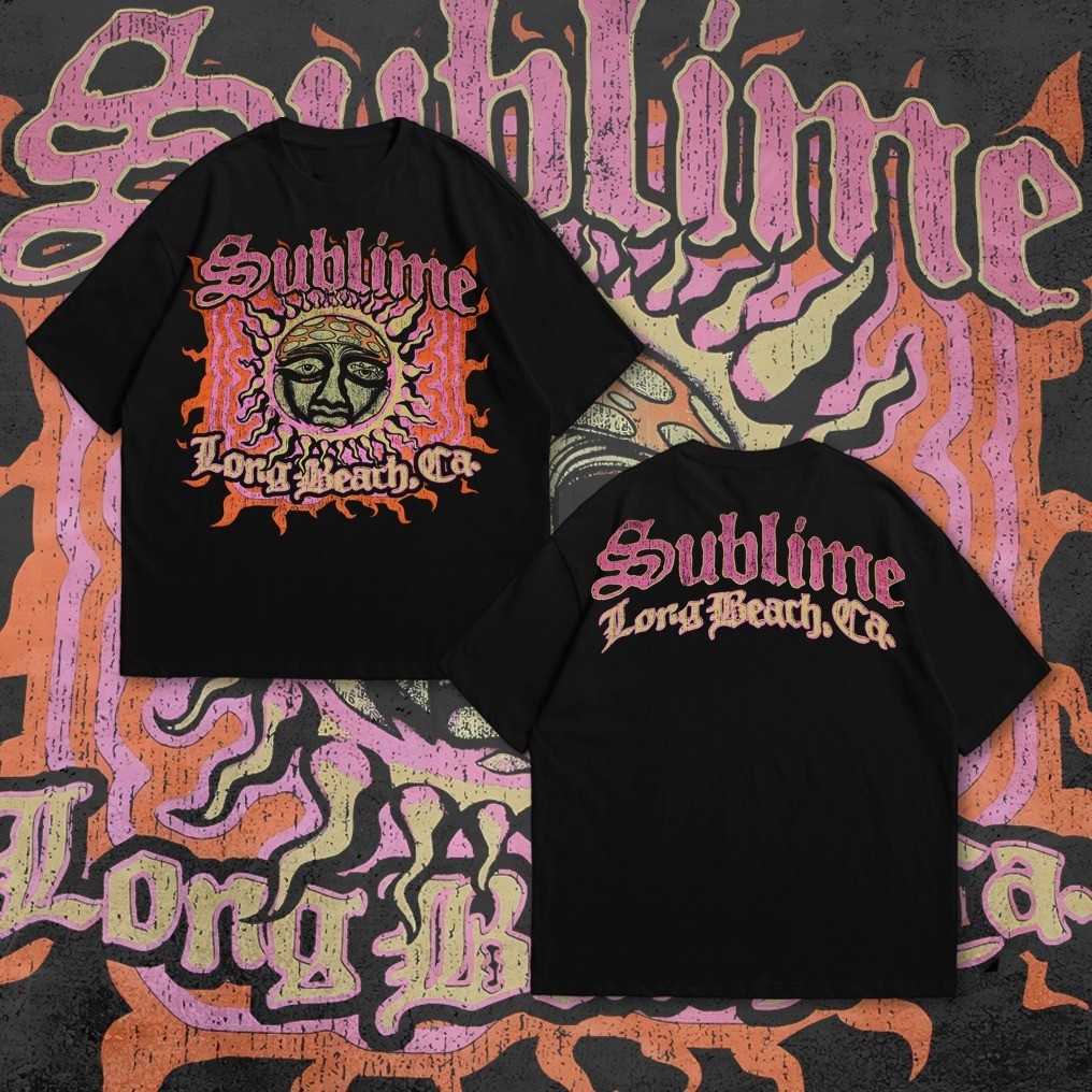 ORI P&B Oversize Sublime T-Shirt - Sublime Oversized Black 20s T-Shirt