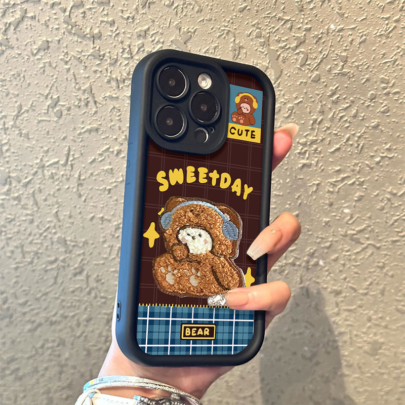 SS3067 beruang kecil untuk case oppo A3X A3 A3s A16 A18 A38 A60 A54 A5s A15 A17 A17k A53 A57 A77s A5