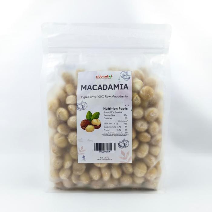Club Sehat - Macadamia Nut 1Kg Kacang-kacangan