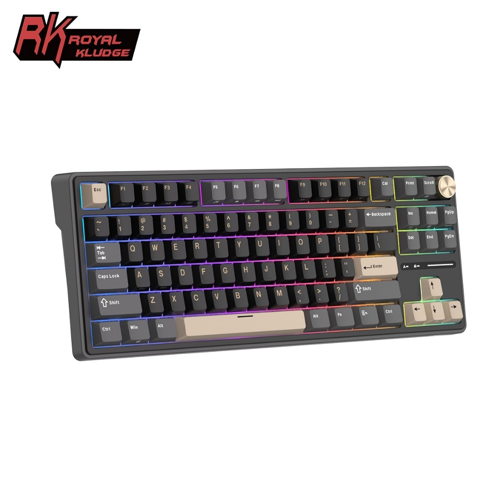 RK ROYAL KLUDGE RK R87Pro Phantom Gasket Wired Mechanical Keyboard