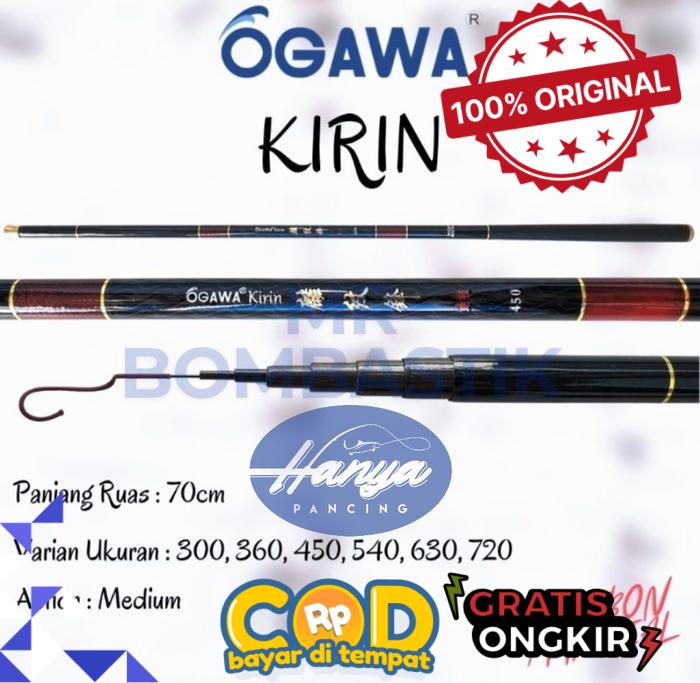 JORAN PANCING TEGEK OGAWA KIRIN 360 450 540 CARBON - 360 cm -bomb