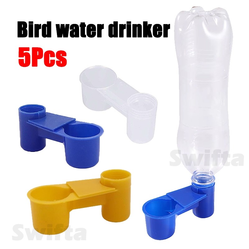 Tempat Minum Otomatis Plastik untuk Burung Merpati Puyuh Ayam Burung Beo Cocok untuk Burung Merpati 