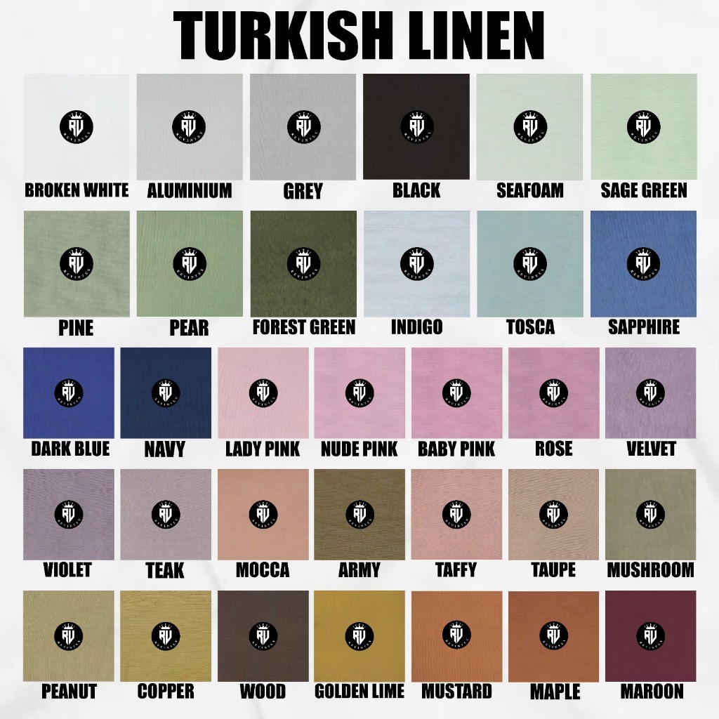 Kain Turkish Linen IMPORT PREMIUM Grade A - REVINTEX BANDUNG
