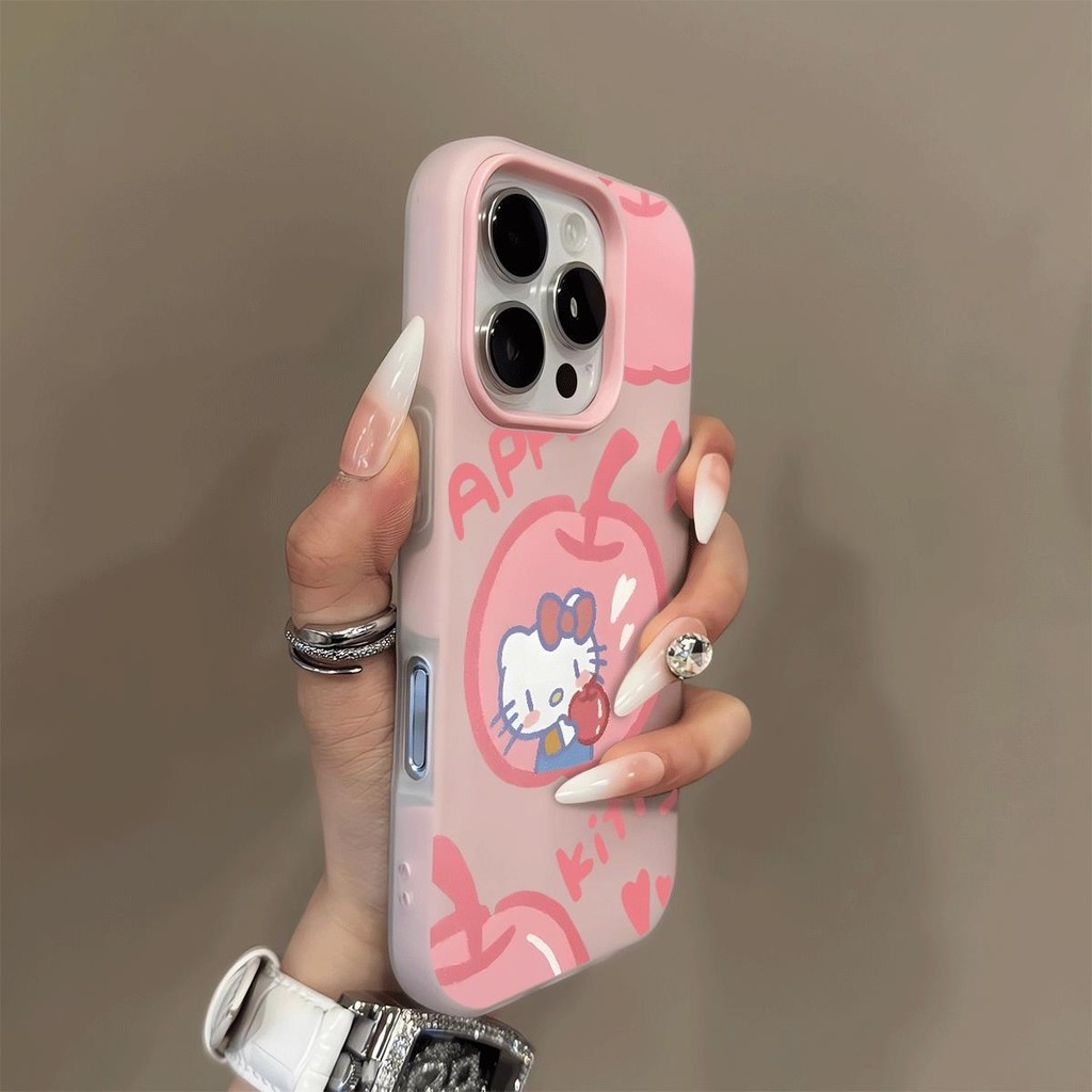 iPhone case Casing ponsel magnetik Kompatibel Untuk iPhone16PROMAX 7PLUS XS XR XSM 11 11PRO 12 12PRO