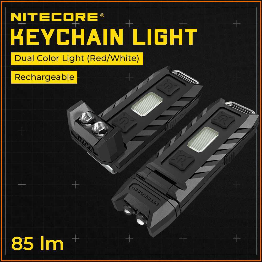 NITECORE Dual Color LED USB Rechargeable Keychain Light - THUMB