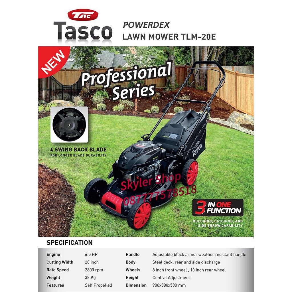 Mesin Potong Rumput Tasco TLM 20E
