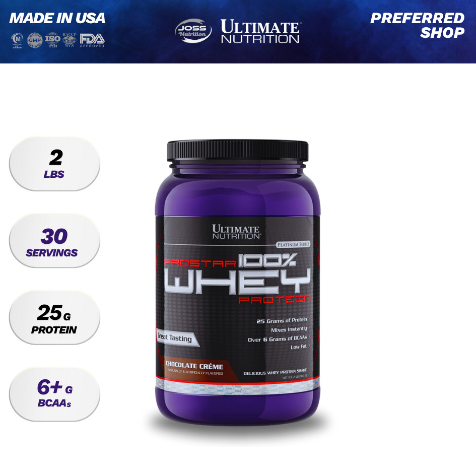 ReadyUltimate Nutrition Prostar 100% Whey Protein | Isolate Whey Primary Source | Import USA - Suple