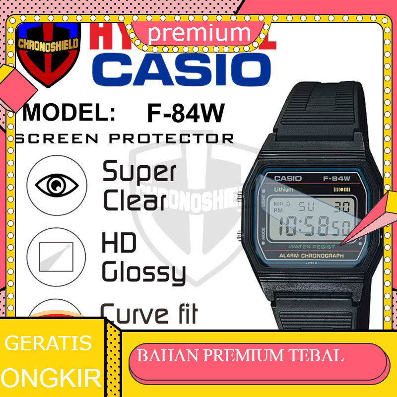 Antigores Jam Tangan Casio F84 F84w Anti Gores Hydrogel