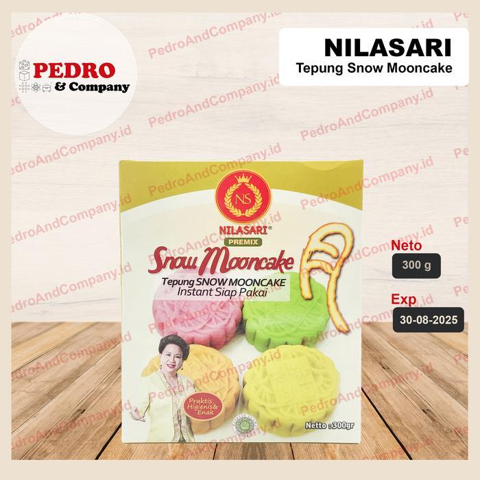 Nilasari premix snow mooncake 300 gram - tepung instant siap pakai