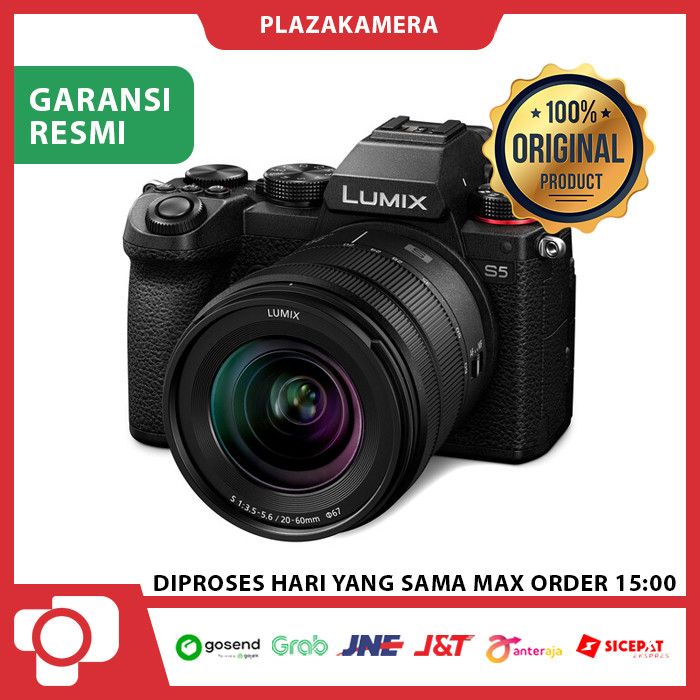 Panasonic DC-S5K LUMIX S Mirrorless Full-Frame Kamera 24.2MP CMOS Sensor 5-Axis Image Stabilization