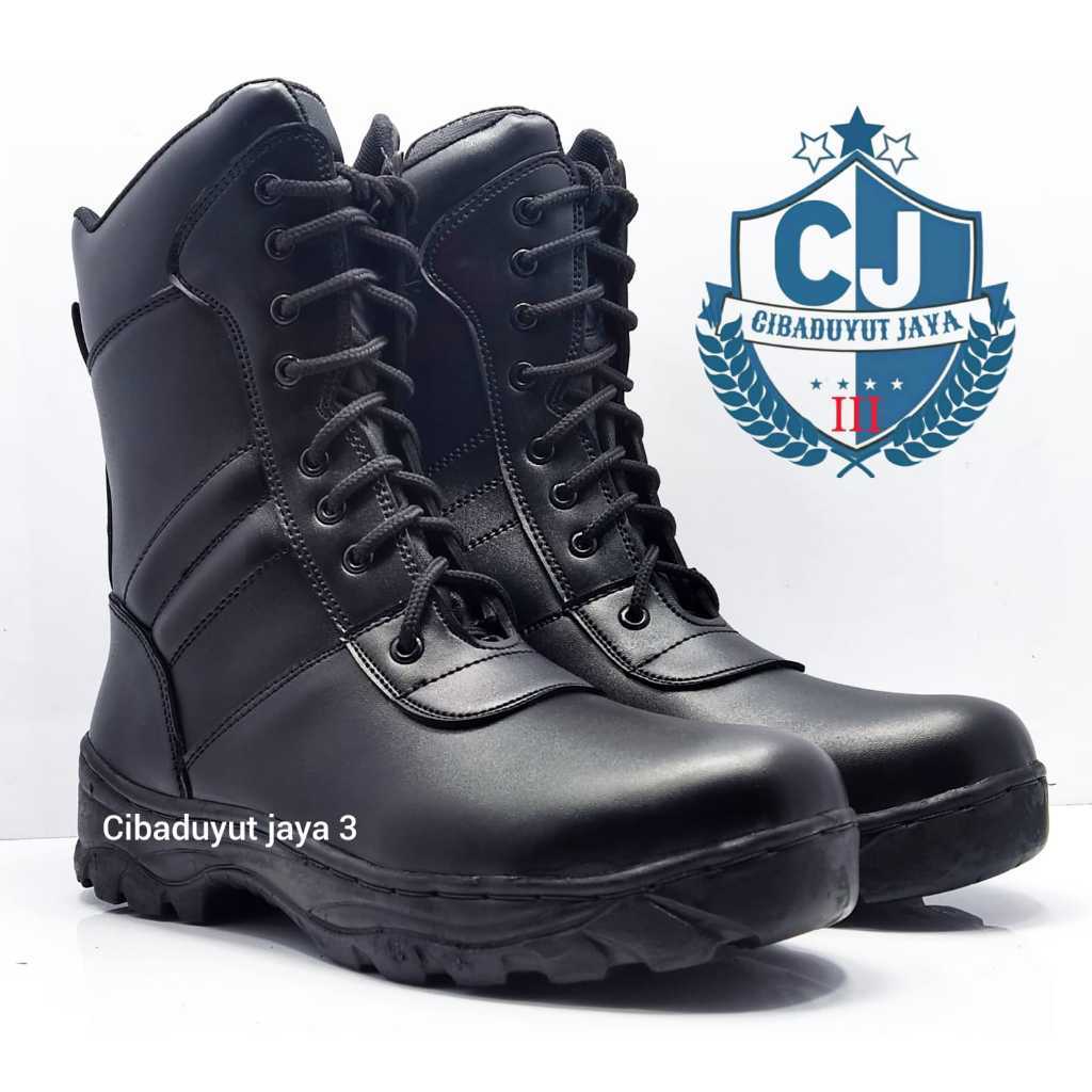 new Sepatu PDL pria Sepatu PDL TNI Sepatu PDL TNI AD Sepatu PDL POLRI Sepatu PDL Satpam hitam pria m